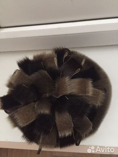 Шапка женская мех нерпа