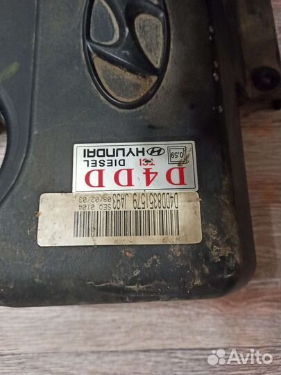 Накладка на двигатель hyundai