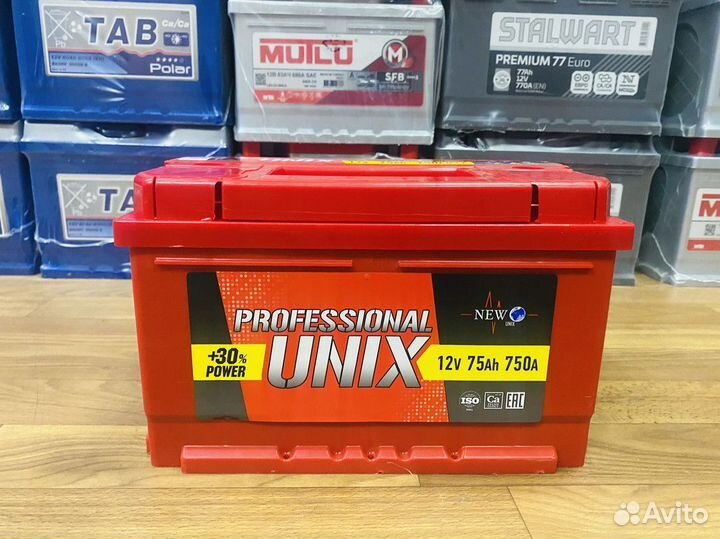 Аккумулятор 75 Unix Pro на УАЗ Патриот