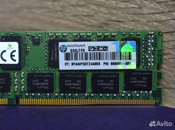 SK hynix DDR4 16GB 2400 MHz ECC REG SMART memory