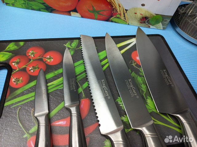 Набор ножей на подставке 8 В 1 king gary