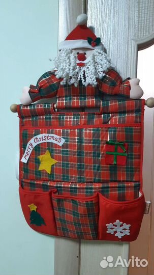 Новогодняя подвеска с карманами