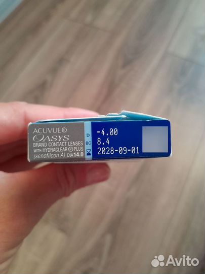 Линзы acuvue oasys двухнедельные -4.0 и -4.75