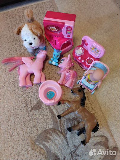 Игрушки пакетом для девочки