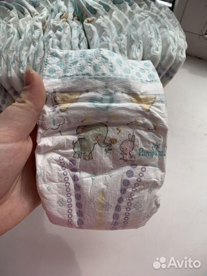 Подгузники памперс 1