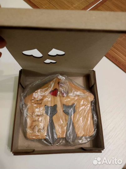 Ключница деревянная в подарочной коробке