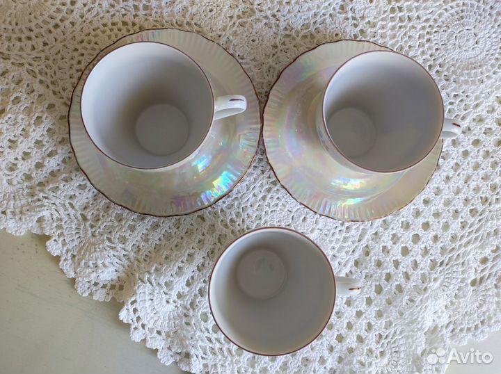Kahla ГДР чайная пара сервиз СССР, винтаж