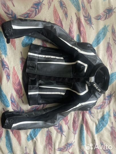 Мотокомбинезон раздельный кожаный
