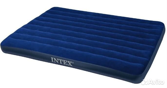 Матрас надувной 152х203х25 см (64759) intex