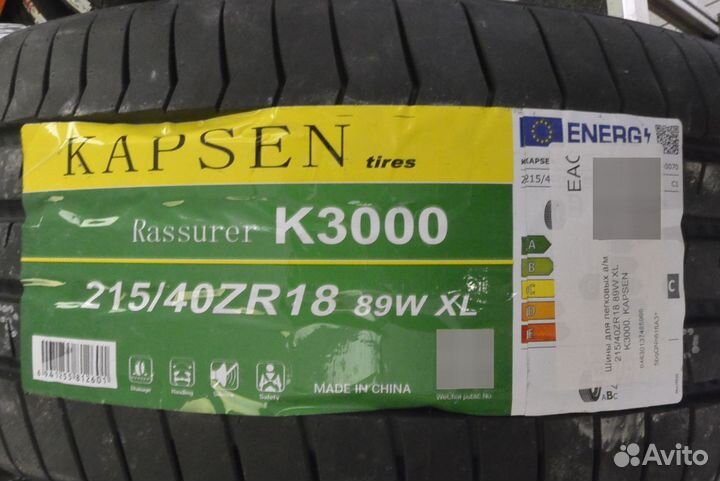 Kapsen Rassurer K3000 215/40 R18 89W