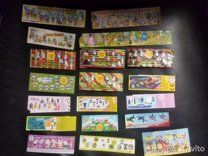 Вкладыши к киндерам