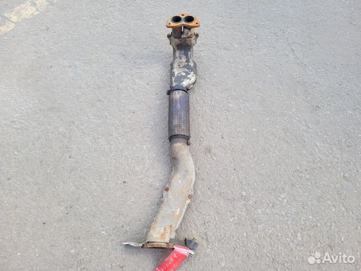 Приёмная труба глушителя на Outlander 1