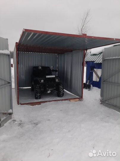 Новый гараж пенал хозблок