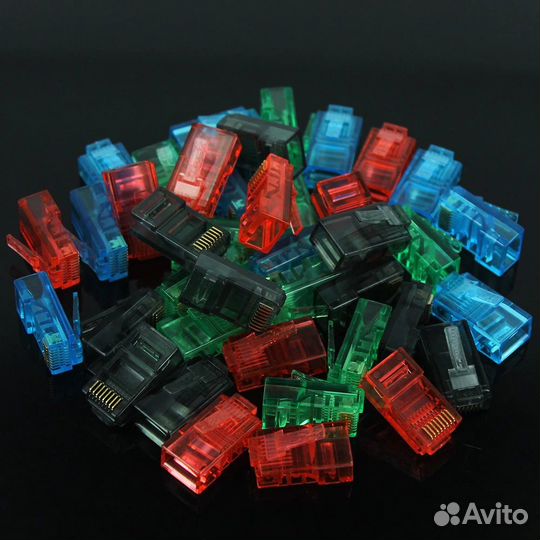 Коннектор RJ45, 10 штук
