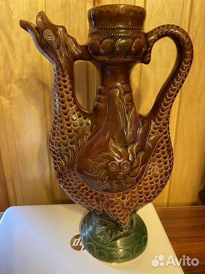 Ваза старинная 40см, статуэтки : 40см и 25см