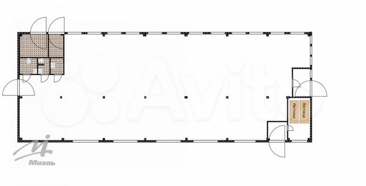 Аренда помещения на 1м этаже, 600 м2