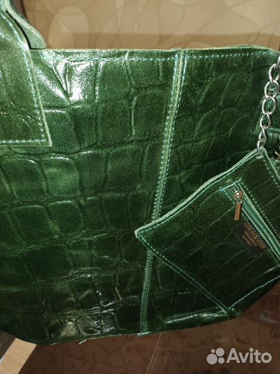 Сумка натуральная кожа италия новая