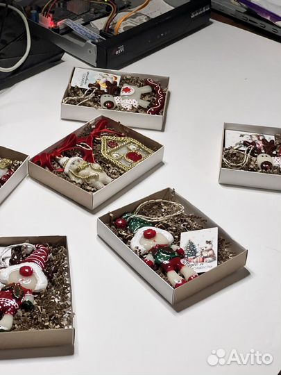 Елочные игрушки из эпоксидной смолы