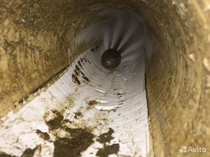 Устранение засоров труб Прочистка канализации 24/7