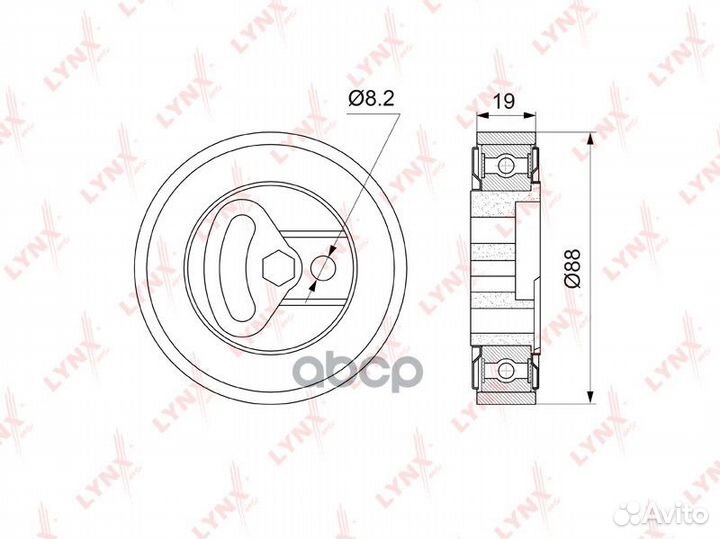 Ролик руч.ремня suzuki grand vitara II 1.6 05
