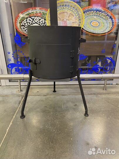 Печь +казан