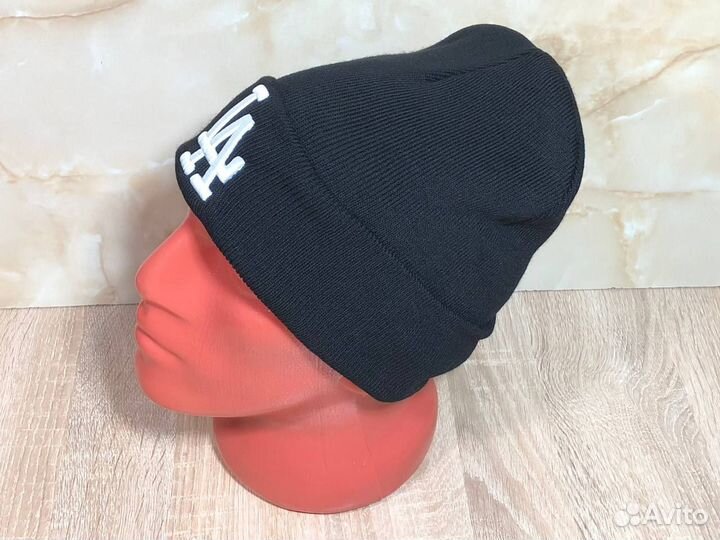 Шапка Los Angeles мужская. Зимняя, чёрная