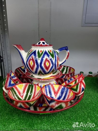 Чайный сервиз Узбекский ручная работа