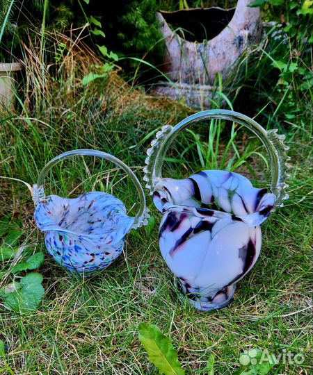 Вазочки конфетницы стеклянные