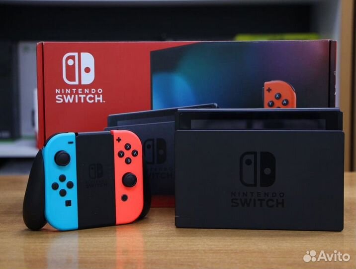 Nintendo Switch Neon Red/Neon Blue бу