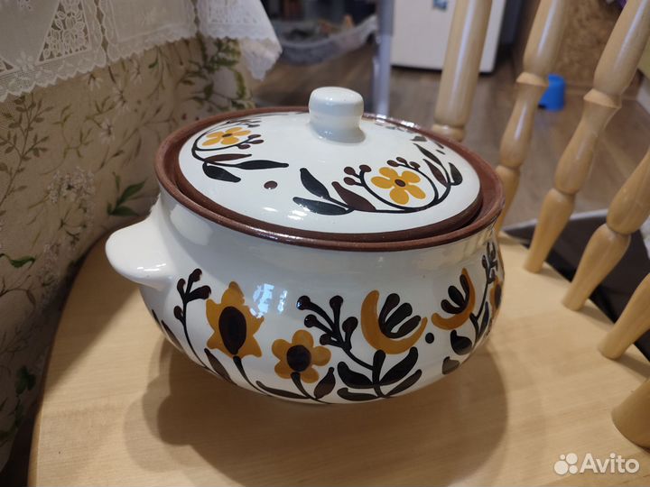 Глиняный горшок для запекания