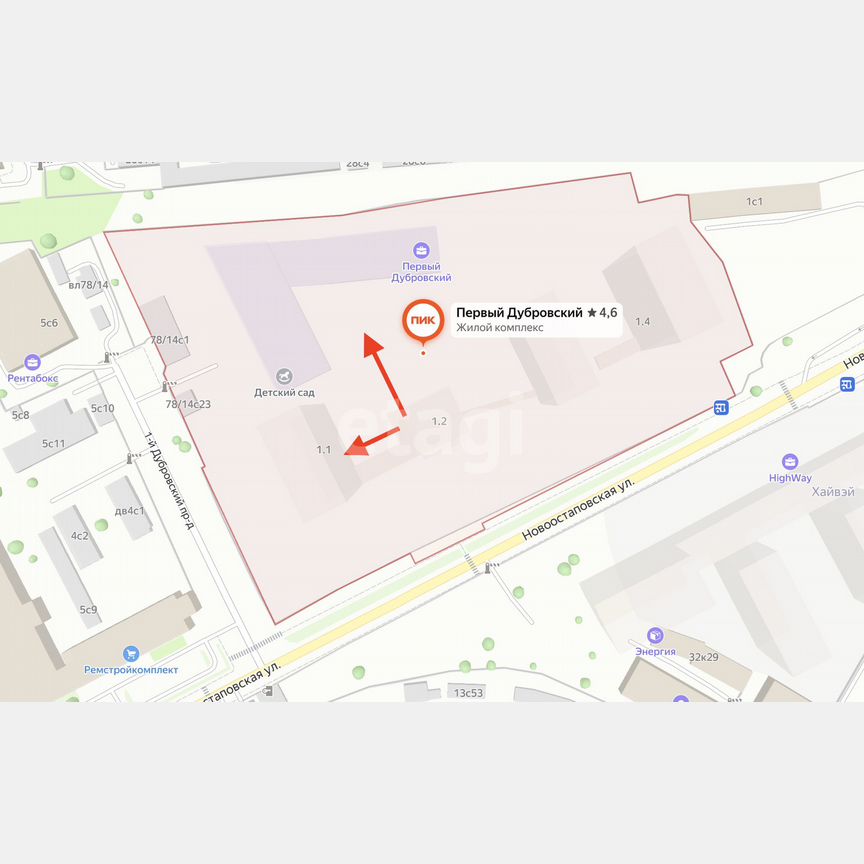 2-к. квартира, 61,1 м², 11/28 эт.