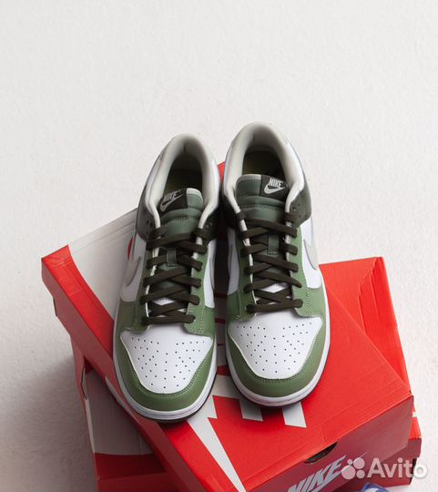 Кроссовки Nike Dunk Low Oil Green/Cargo Khaki