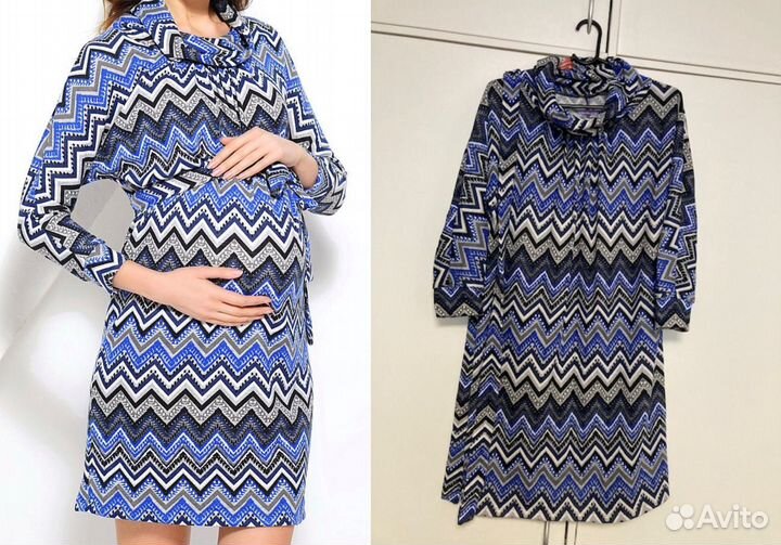 Платья блузки топы для беременных р-р 46
