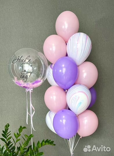 Воздушные шары на годик