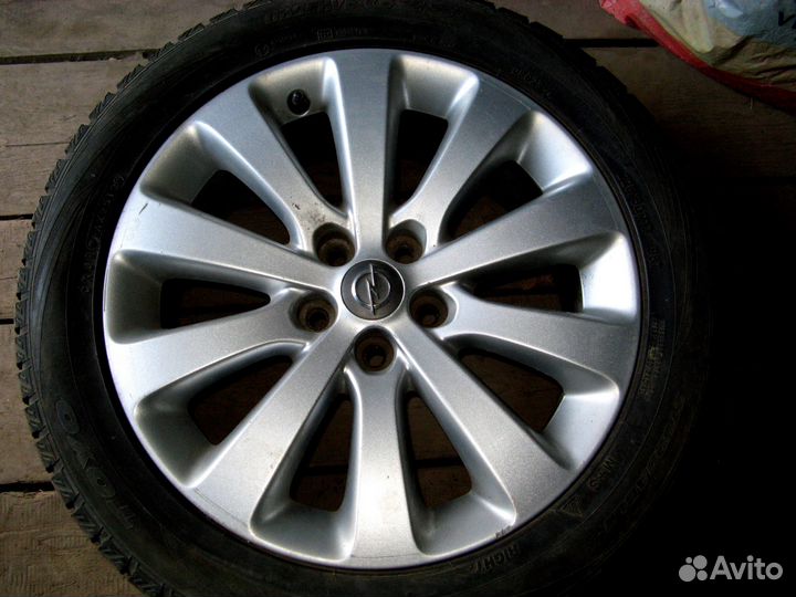 Литые диски r17 на Opel астра j 2 шт