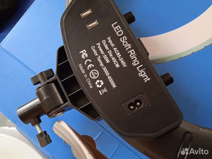 Профессиональная кольцевая лампа RL-18, 45cm