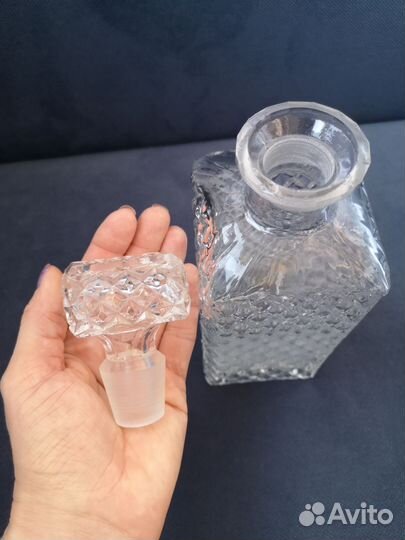 Графин и 2 стакана СССР хрусталь
