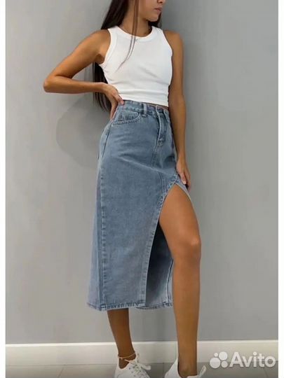 Юбка джинсовая женская новая 42 размер