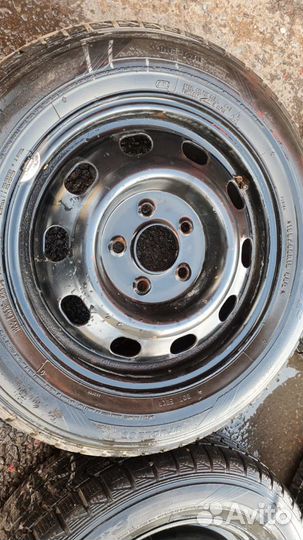 Диски железные б-у Toyota R15 5x100 4шт подбор