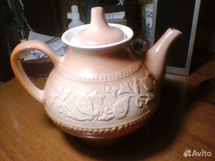 Чайник, сахарница, бутыль керамика СССР