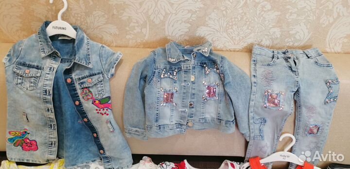Вещи пакетом на девочку 92
