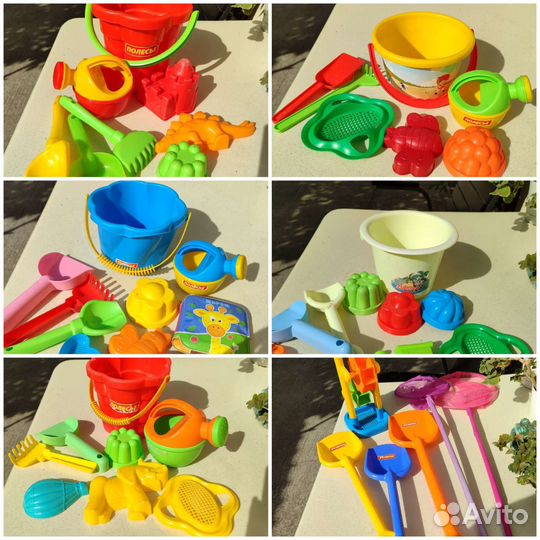 Игрушки для песка, песочницы