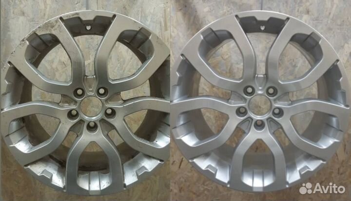 Пескоструйная обработка порошковая покраска дисков