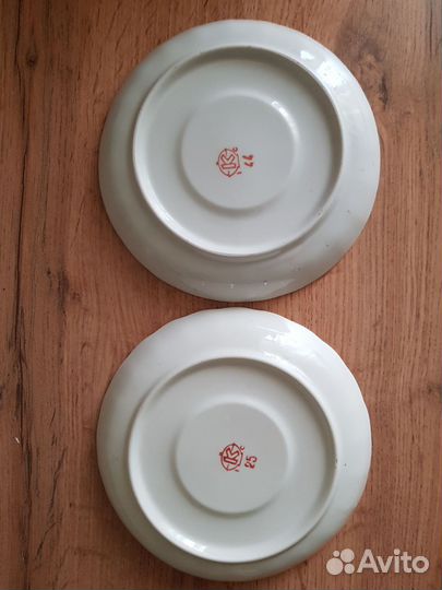 Блюдце чайный сервиз Коростень 80-90 гг