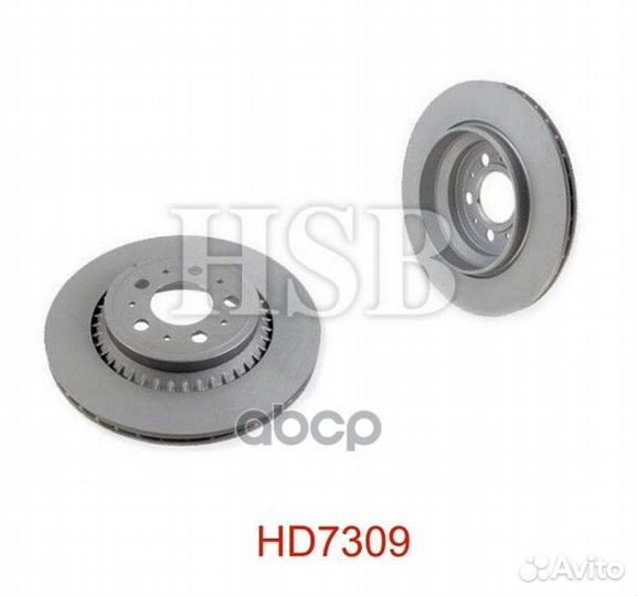 Диск тормозной задний volvo XC90 2.5T/D5/T6 02