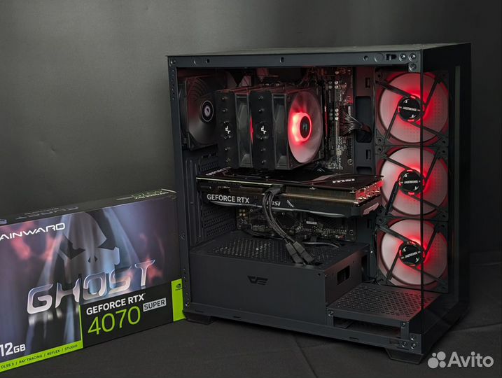 Топ пк Ryzen 5700X3D /RTX 4070S /32gb/B550