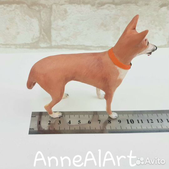 Портретные фигурки собак из полимерной глины заказ