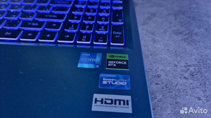 Игровой ноутбук на i5 12450H/4050