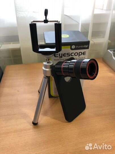 Штатив с объективом 8Х iPhone 4/4S/5/5S/5SE