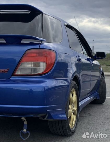 Накладки на задний бампер Subaru Impreza